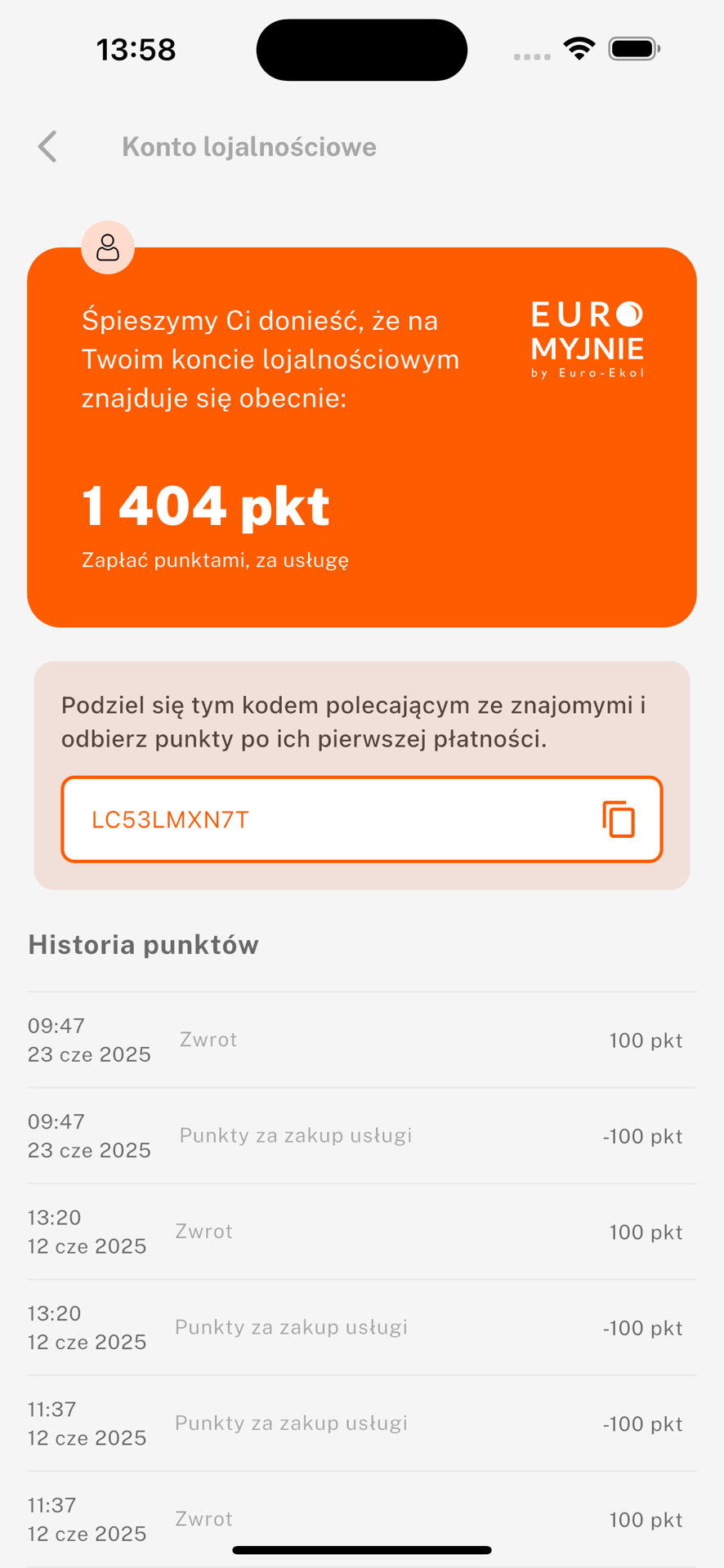 Ekran aplikacji Euro-Ekol - 4